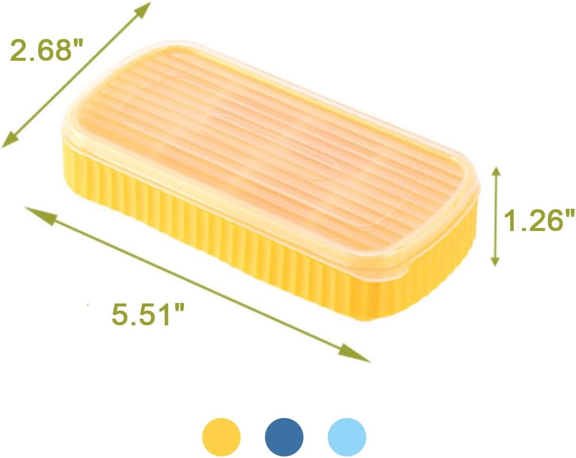 Mini Ice Cube Trays with Lids for Mini Fridge Freezer, Set of 3, Small Ice Cube Molds for Cocktails, Whiskey or Coffee, Flexible Silicone Bottom Easy Release, BPA Free, Reusable and Stackable